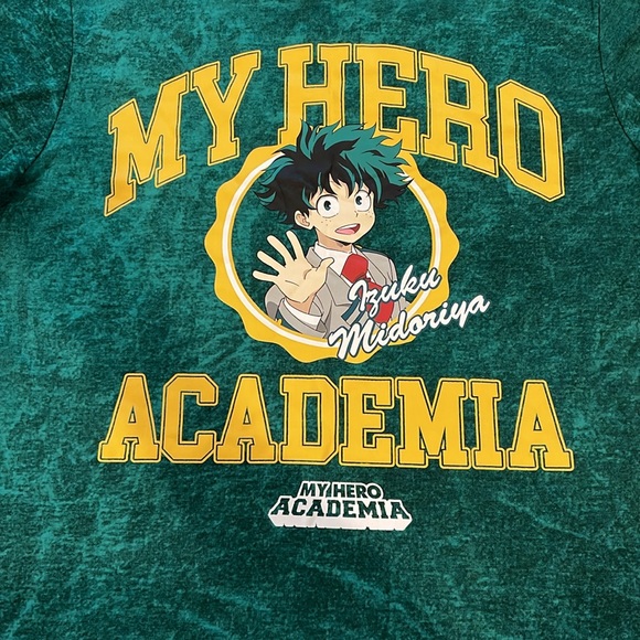 🆕 Crunchyroll My Hero Academia Izuku Midoriya T-Shirt Medium - Picture 2 of 3